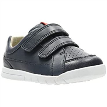 Azul Marino Emery Walk Niños Primeros Zapatos Clarks