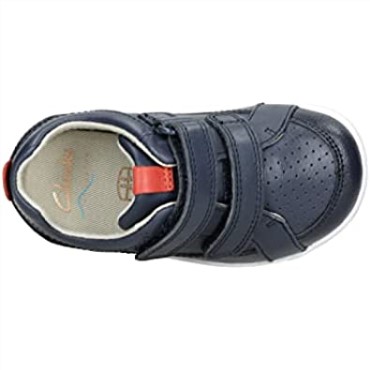 Azul Marino Emery Walk Niños Primeros Zapatos Clarks