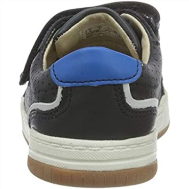 Zapatilla De Deporte Clarks Fawn Solo T De Cuero Azul Marino Para Niño