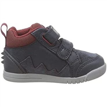 Zapatilla Clarks Rex Park T Azul Marino Piel Niño