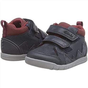 Zapatilla Clarks Rex Park T Azul Marino Piel Niño