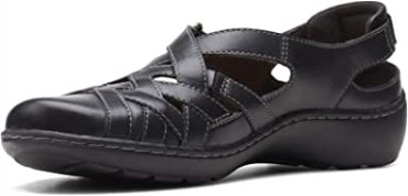 Mocasines Mujer Clarks Cora Dream En Piel Azul Marino