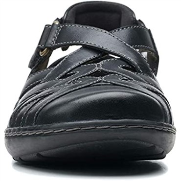 Mocasines Mujer Clarks Cora Dream En Piel Azul Marino