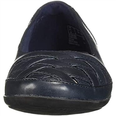 Mocasines Mujer Clarks Gracelmaze De Piel Azul Marino