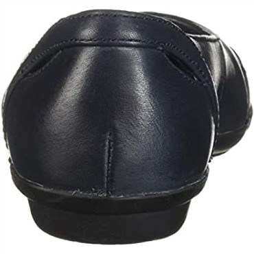 Mocasines Mujer Clarks Gracelmaze De Piel Azul Marino