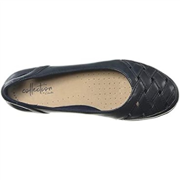 Mocasines Mujer Clarks Gracelmaze De Piel Azul Marino