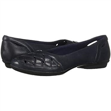 Mocasines Mujer Clarks Gracelmaze De Piel Azul Marino