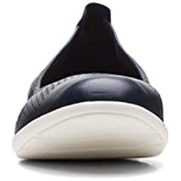 Bailarinas De Mujer Clarks Jenette Easy En Piel Azul Marino
