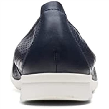 Bailarinas De Mujer Clarks Jenette Easy En Piel Azul Marino