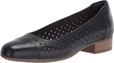 Bailarinas Mujer Clarks Juliet Cedro En Piel Azul Marino