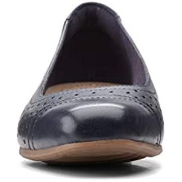Bailarinas Mujer Clarks Juliet Cedro En Piel Azul Marino
