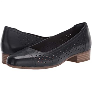 Bailarinas Mujer Clarks Juliet Cedro En Piel Azul Marino