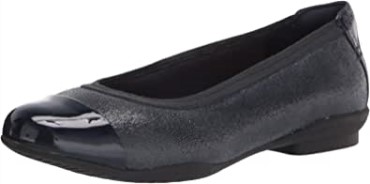 Bailarinas De Mujer Combi Sara Orquídea Azul Marino Clarks