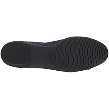 Navy New Black Nvy Patent Lthr Combi Clarks Bailarinas Neenah Vine Para Mujer