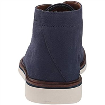 Botas Chukka De Caña Media Clarks Para Hombre En Nubuck Azul Marino Malwood