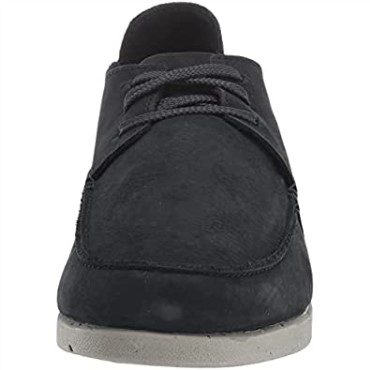 Azul Marino Nubuck Clarks Hombres Shacre Lite Low Oxford