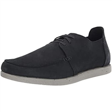 Azul Marino Nubuck Clarks Hombres Shacre Lite Low Oxford