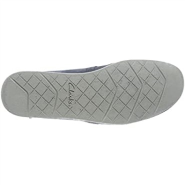 Zapatilla Clarks Shacre Lite Low Para Hombre De Nobuk Azul Marino