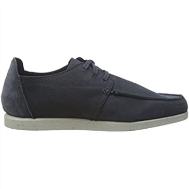 Zapatilla Clarks Shacre Lite Low Para Hombre De Nobuk Azul Marino