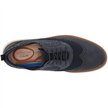 Brantoxford Clarks Nubuck Azul Marino Para Hombre