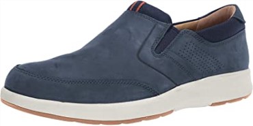 Mocasines Clarks Hombre Nubuck Azul Marino Un Trail Step