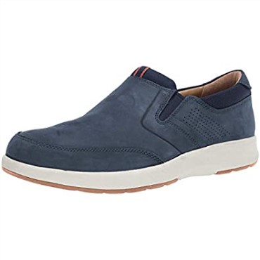 Mocasines Clarks Hombre Nubuck Azul Marino Un Trail Step