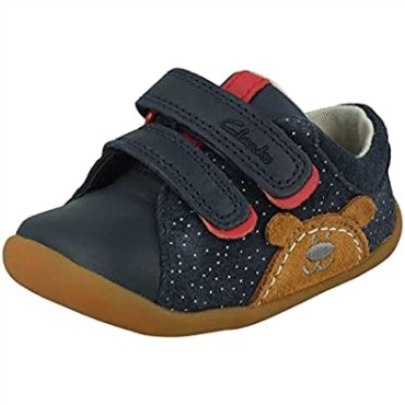 Navy Suede Clarks Baby Boys Roamer Bear T Zapatilla De Deporte Niño