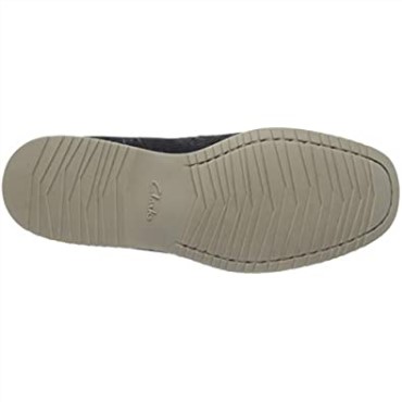 Zapato Náutico Para Hombre Noonan Step De Ante Azul Marino Clarks