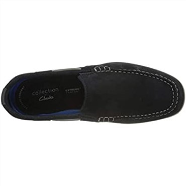Zapato Náutico Para Hombre Noonan Step De Ante Azul Marino Clarks