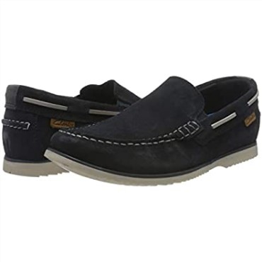 Zapato Náutico Para Hombre Noonan Step De Ante Azul Marino Clarks