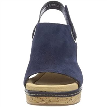 Sandalia Mar Giselle Mujer Clarks Ante Marino