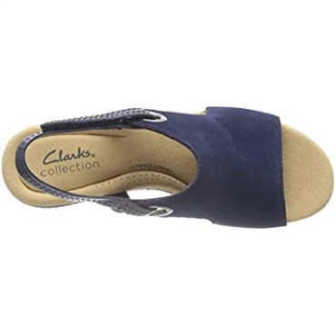 Sandalia Mar Giselle Mujer Clarks Ante Marino