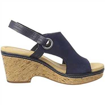 Sandalia Mar Giselle Mujer Clarks Ante Marino