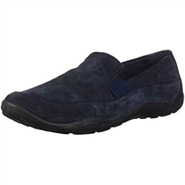 Mocasín Haley Park Niña Ante Marino Flat Clarks