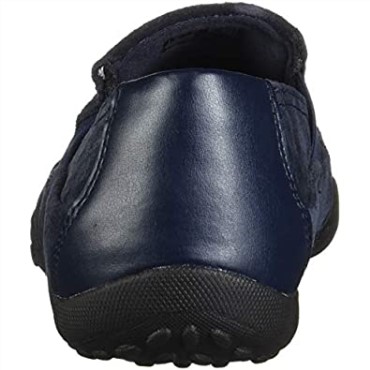 Mocasín Haley Park Niña Ante Marino Flat Clarks