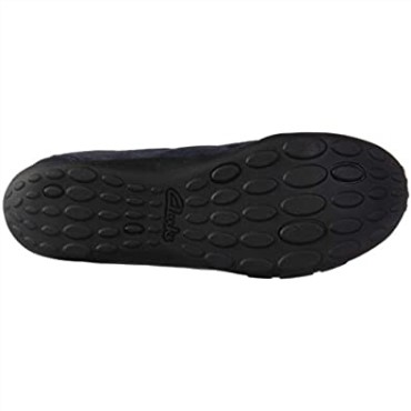 Mocasín Haley Park Niña Ante Marino Flat Clarks