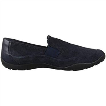 Mocasín Haley Park Niña Ante Marino Flat Clarks