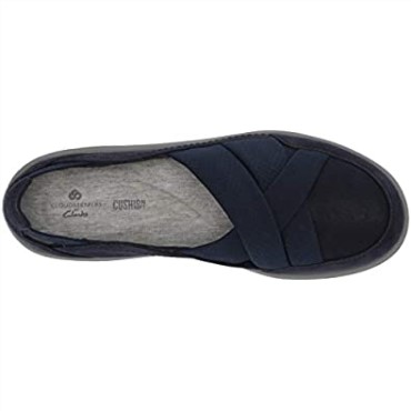 Mocasines Mujer Clarks Sillian 20 Star Azul Marino Sintético