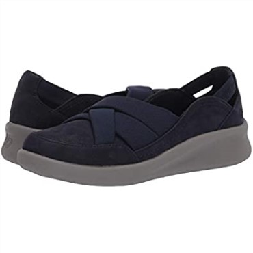 Mocasines Mujer Clarks Sillian 20 Star Azul Marino Sintético
