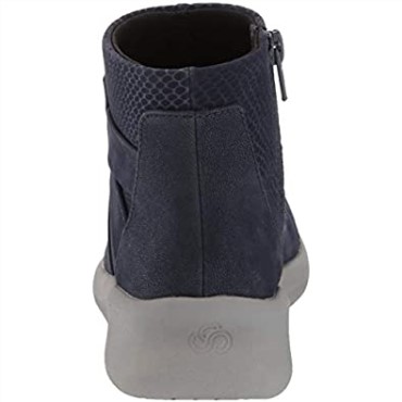 Botines Clarks Sillian 20 Way De Mujer Sintético Azul Marino