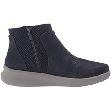 Botines Clarks Sillian 20 Way De Mujer Sintético Azul Marino