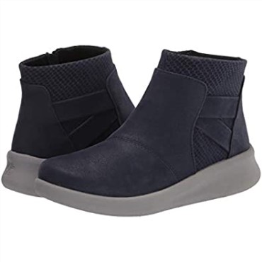Botines Clarks Sillian 20 Way De Mujer Sintético Azul Marino