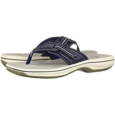Chanclas De Mujer Brinkley Jazz De Sintético Azul Marino Clarks