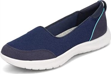 Zapatilla Mujer Clarks Adella Blush Textil Azul Marino