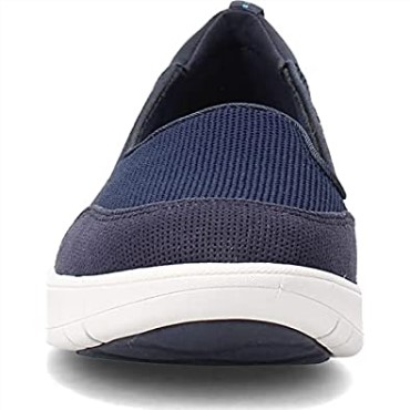 Zapatilla Mujer Clarks Adella Blush Textil Azul Marino