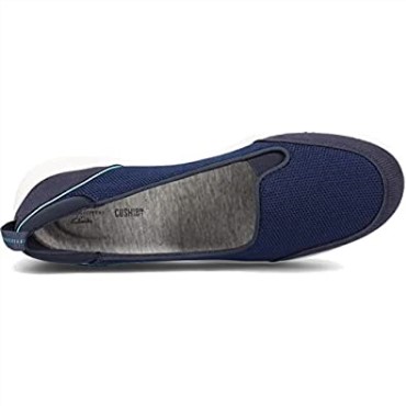 Zapatilla Mujer Clarks Adella Blush Textil Azul Marino