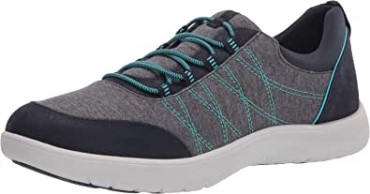 Zapatilla Mujer Clarks Adella Holly Textil Azul Marino