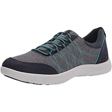 Zapatilla Mujer Clarks Adella Holly Textil Azul Marino