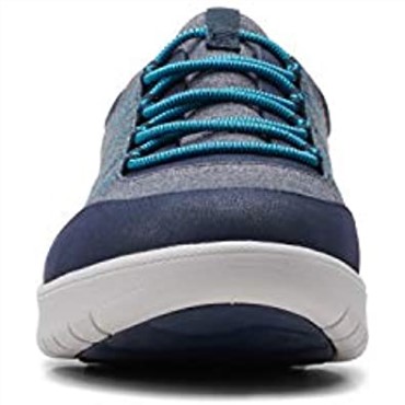 Zapatilla Mujer Clarks Adella Holly Textil Azul Marino