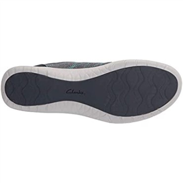 Zapatilla Mujer Clarks Adella Holly Textil Azul Marino